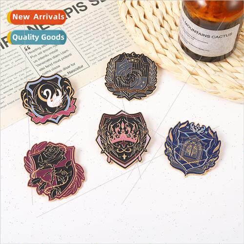 Collegiate metal badge jk dress decorative pin metal plating