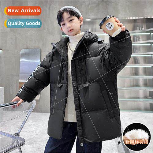 Boys down jacket winter 2023 new winter thickened cotton clo