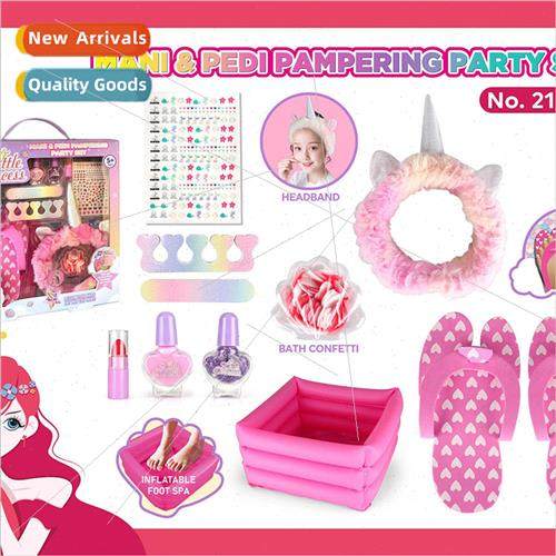 Childrens toys cosmetics girls makeup set hair shoes manicur