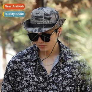 summer wide brim Fishermans Japanese mens outdoor campin hat