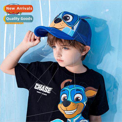 Childrens cap woof woof team baseball cap cartoon three-dime