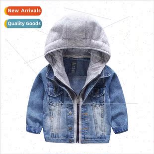 Spring  childrens clothing boys children fake 2 pieces boys