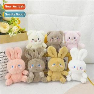 plush bunny key Keychain bear cute pendant bag Korea