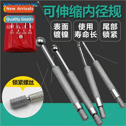 Set of 4 Expansion Gauges ckel Plated Square Head I.D. Gauge