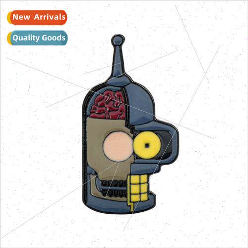 New Products Fly a future cute cartoon metal brooch backpack