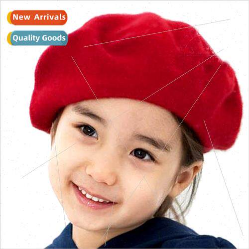 2019 new Korean  of the childrens beret fashion simple princ
