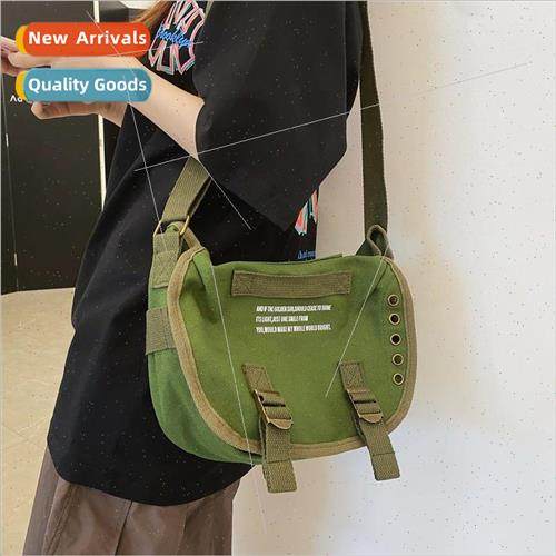 Large Capacity Messenger Bag Canvas Couple Mens Crossbody Ba