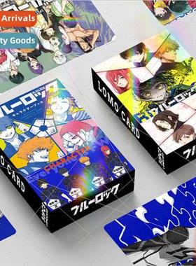 Laser Flash Card Blue Prison Double ded 30 Small Cards LOMO