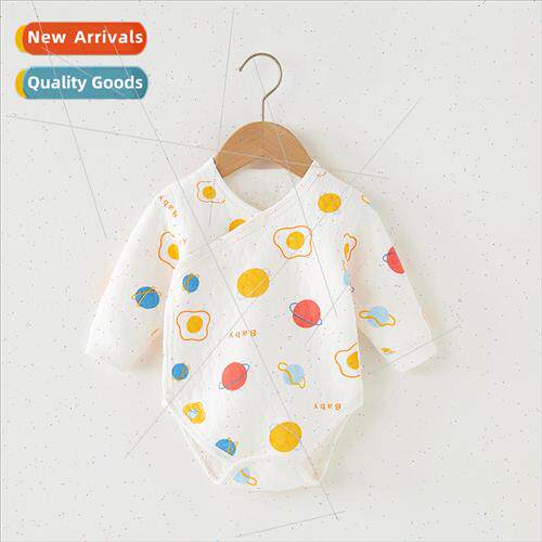 Newborn baby belly protects the fart suit warm fall and wint