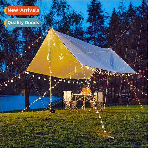 LED Frosted Balls Outdoor Camping Canopy Tent Ambiance Decor