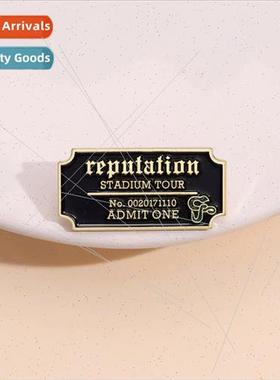 Taylor Swift Music Album Pin Reputation Concert Tickets Badg