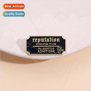 Taylor Swift Music Album Pin Reputation Concert Tickets Badg