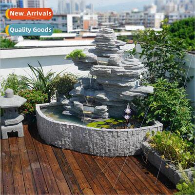 Large rockery water fountain indoor balcony villa outdoor ho