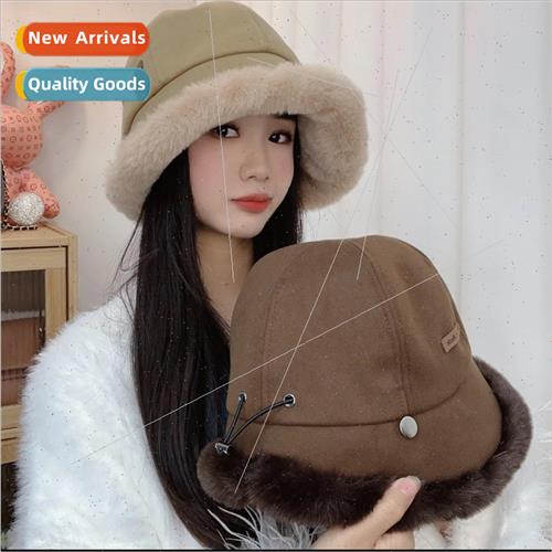 Hat womens fall and winter padded warm anti-cold fisherman h