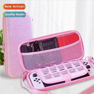 适用 switch oled fish scale themed organizer bag handbag sat