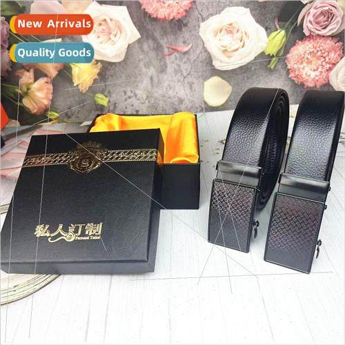 Mauve mens wrapped pvc plating iron buckle automatic buckle