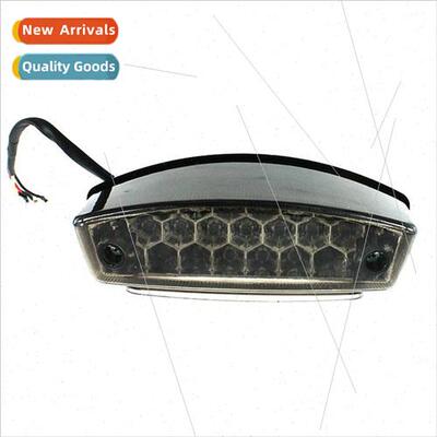 LED universal motorcycle tail brake light license plate ligh