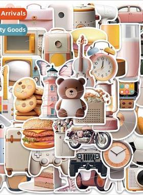 50 minimalist  girls life small objects stickers notebook ce