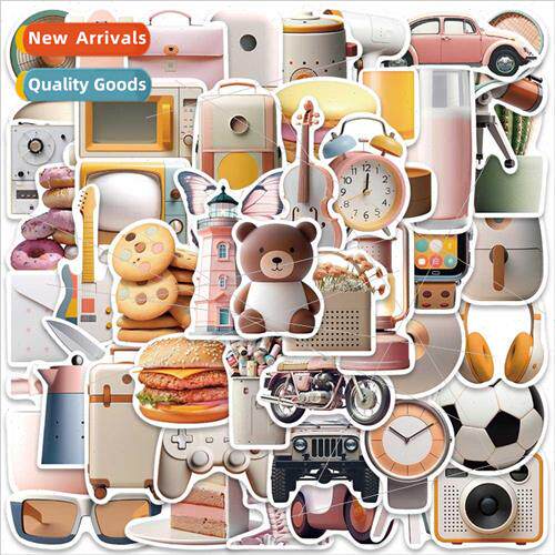 50 minimalist  girls life small objects stickers notebook ce