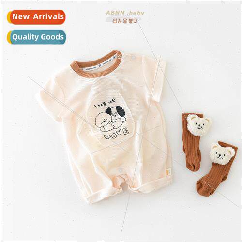 2023 summer newborn baby newborn boys and girls one-piece pa