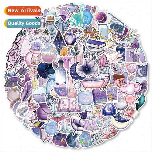100 apothecary Magic Moon stickers luggage water cups laptop