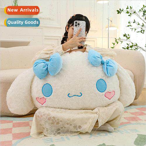 Cartoon big ear dog sofa cushion girl heart pillow bedside c