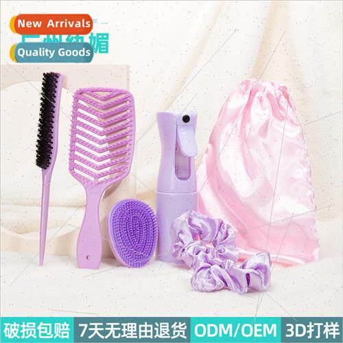 dianfluffing comb home massage comb styling spray bottle spr