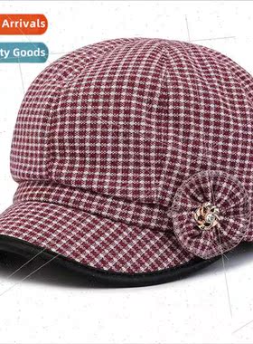 Korean fashion beret female fall and winter thickened windpr