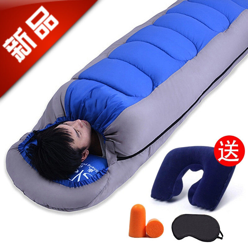 。睡袋成人冬季加厚防寒
