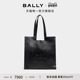 BALLY巴利26春夏EASY 新品 BALLY黑色牛皮革女士托特包6313788