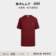 BALLY巴利紫红色棉质女士短袖 尊享折扣 T恤6311007