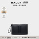 BALLY巴利深蓝色牛皮革男士 尊享特惠 手拿包6310280