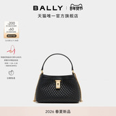 BALLY巴利26春夏LOCK 新品 ME羊皮革女士超迷你手提包6313798