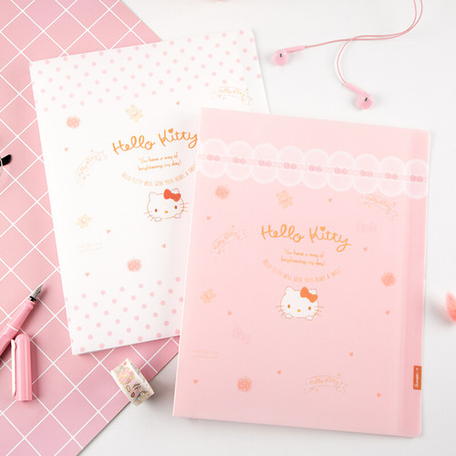 广博资料册萌贝希hellokitty