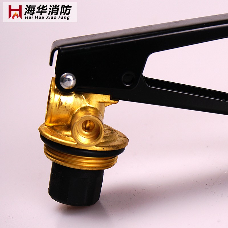 二氧化碳灭火器配件1公斤/2/4/5KG干粉灭火器压把推车式阀门机头