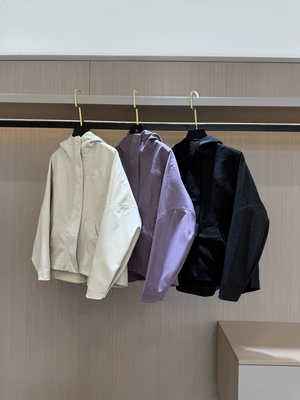 青岛外贸repelshel束背女款防雨夹克加绒软壳外套抽绳裙式冲锋衣