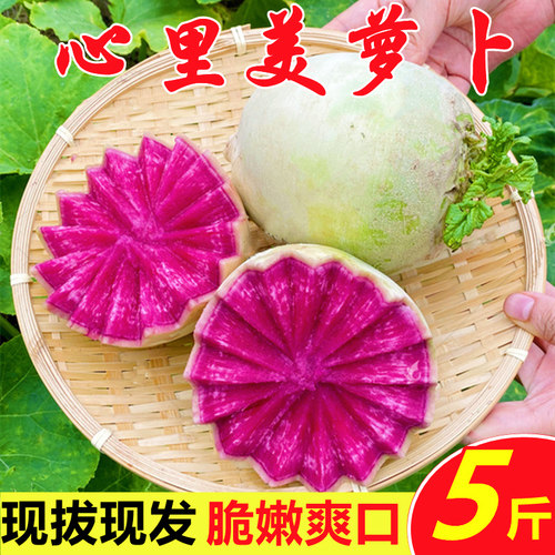 心里美萝卜水果型脆甜多汁