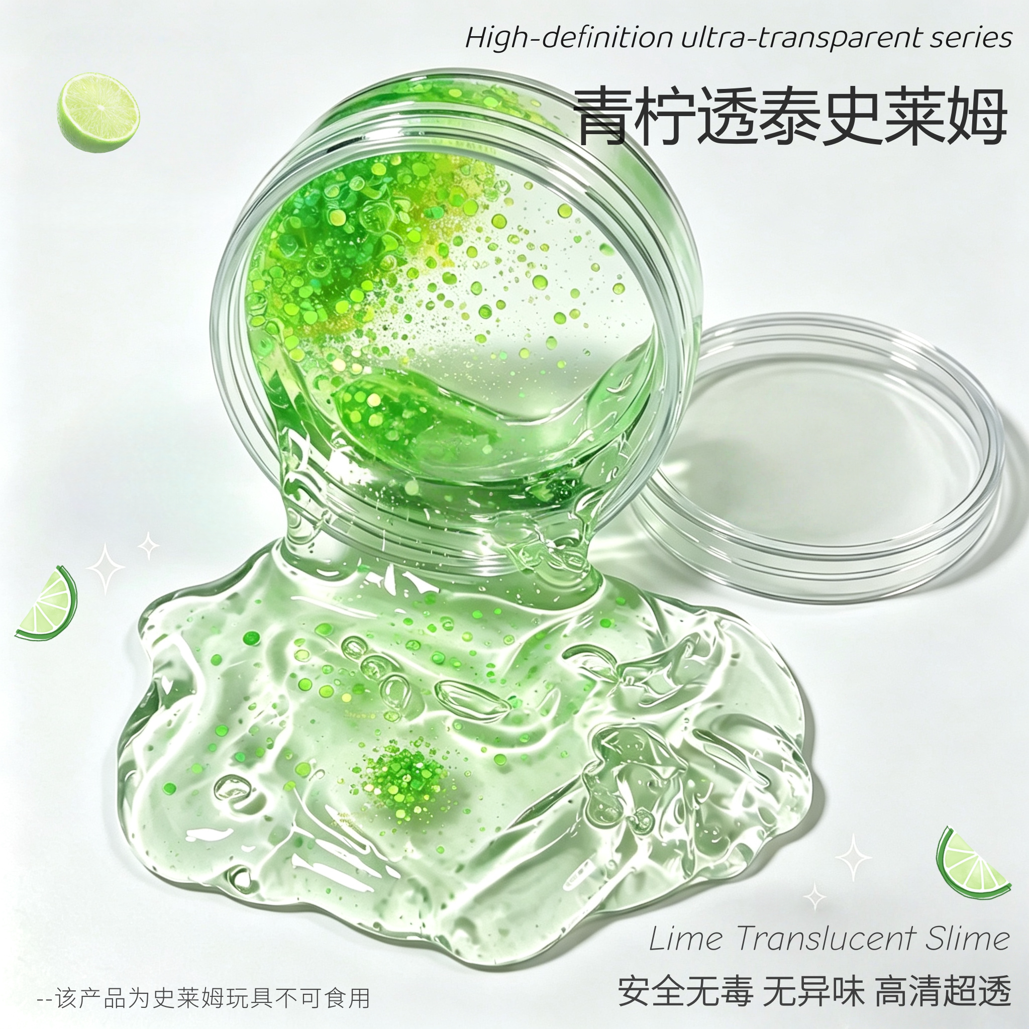 超透水晶泥起泡胶高颜值史莱姆泥