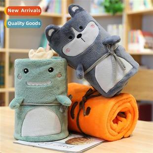 small blanket cdiing coral air fleece facecloth Carto pet