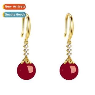 set ear whe chalcedy zirc earrings agate green yellow