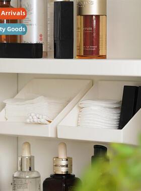 Mirror Cabinet Organizer Bathroom Wash Rack No-Punch Wall Mo