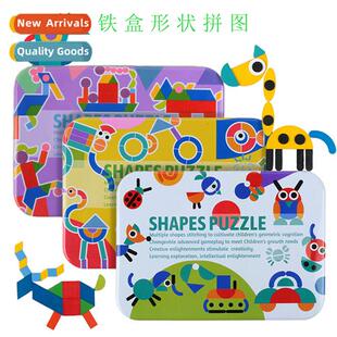 Ir box shape puzzle board Mtessori geometric shape matching