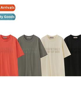 High Set Tide FOGESSENTIALS Flocked letters round neck cott