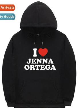 I Love Jenna Ortega Mogrammed Mens  Womens Casual Sweatshirt