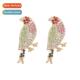 cute bird fashi simpl earrings new diamd Creative colored