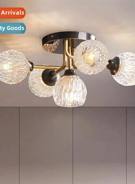 High-grade full copper bedroom ceiling light modern simple c