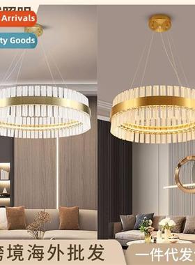 Model LED light luxury chelier overseas villa crystal lamp l