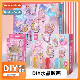 painting set material diy mold glue package student crystal