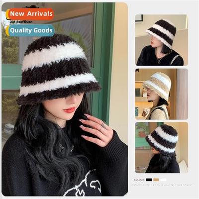 8350 new autumn and winter plush warm fisherman hat female K