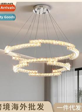 Overseas light luxury crystal lamp restaurant store glass ci